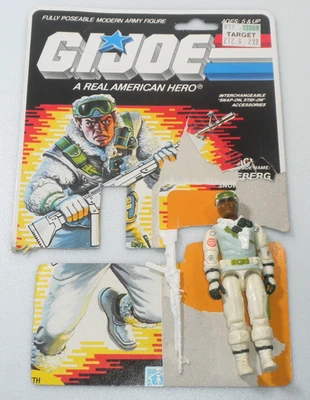 1986 Iceberg v1 Figure File Card Vintage G.I. GI Joe 3.75 ARAH Lot 100% Complete - Image 1 of 4