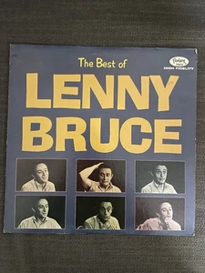 LENNY BRUCE The Best Of Lenny Bruce - Vinyl Record, Fantasy – F-7012, Comedy - Picture 1 of 4