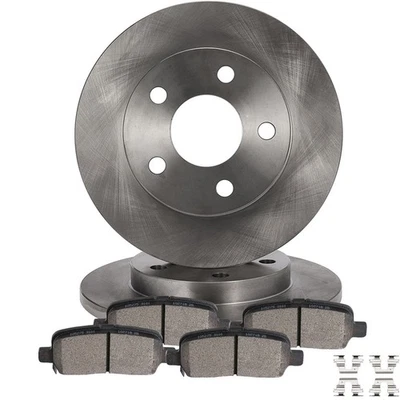 Rear Brake Pads And Rotors for Chevrolet Impala 2011-2016 Buick LaCrosse 2005-09 Foto 1 de 4