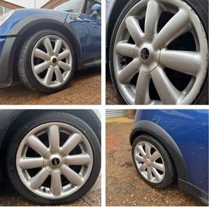 Mini Cooper One R50 R55 R56 R57 silber Alufelgensatz 17 Zoll 7J Krone Speiche 104 - Bild 1 von 15