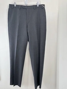 Ralph Lauren Men Neville Dress Pants Wool Grey Pockets Flat Front 36W x 30L - Picture 1 of 9