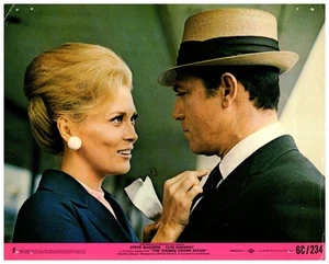 The Thomas Crown Affair Original Lobby Card Faye Dunaway Paul Burke 1968 - Bild 1 von 1