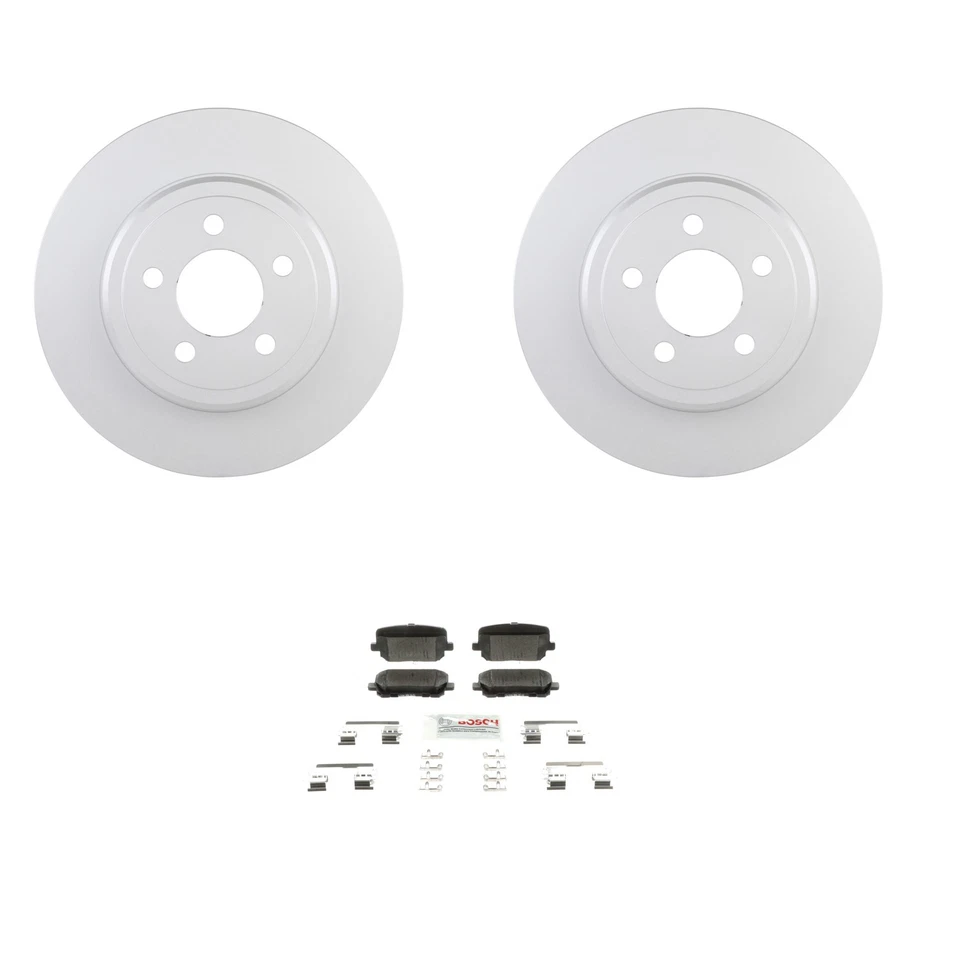 Комплект задних дисковых тормозных дисков и керамических тормозных колодок Bosch 320 мм для Dodge Charger - Изображение 1 из 1