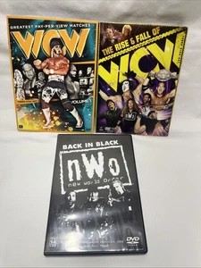 WWE WCW 7-DVD Lot Rise & Fall of WCW Back In Black Greatest PPV Matches Vol 1 - Bild 1 von 5