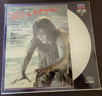 RICHARD STRAUSS ELEKTRA 2 LASERDISC SET GERMAN OPERA RYSANEK VARNAY BOHM NEW - Image 1 of 2