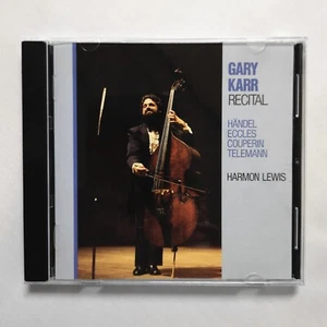 Gary Karr Recital Harmon Lewis CD 1992 KING RECORD Japan DOUBLE BASS - Picture 1 of 3