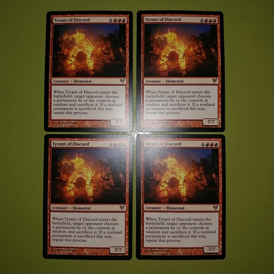 Tyrant of Discord x4 Avacyn Restored 4x Playset Magic the Gathering - Image 1 of 1