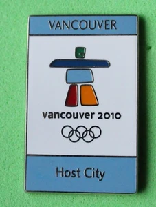 Vancouver host city  Authentic 2010 Vancouver Olympic pin badge - Picture 1 of 1