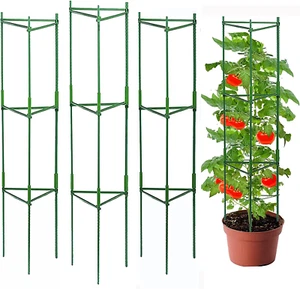 Tomato Cage for Garden Plant Support – 4Ft 3-Pack, Multifunctional Plant Cages - Picture 1 of 11