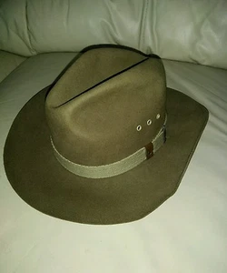 BAILEY SIZE Small COLOR Brown100%WOOL WESTERN CATTLEMAN HAT - Picture 1 of 6