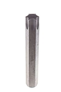 ASTA T55 Torx TX-Star 10 mm Sechskant-Einsatz Bit S2 Stahl 75 mm lang Packung mit 1 8950655 - Bild 1 von 3