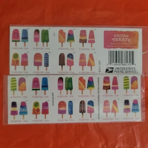  2017 Scott 5285-5294 Frozen Treats Forever Stamps Booklet of 20 MNH - Picture 1 of 9