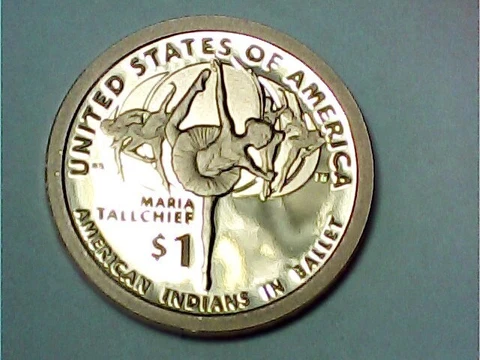 2023 S PROOF Sacagawea MARIA TALLCHIEF $1 Dollar BEAUTIFUL DEEP CAMEO! Cover