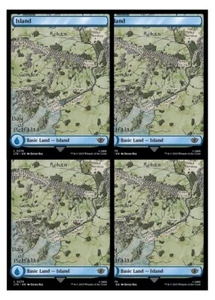 MTG - 4x (Full Art) ISLAND #274 - Lord of the Rings (C) - Picture 1 of 1