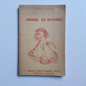 Juegos de octubre - Cirasa García Brarda Isaías Piccioni - La cachimba - Firmado - Imagen 1 de 4