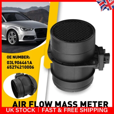 Mass Air Flow Meter Sensor 0281002956 For AUDI VW SKODA SEAT 2.0 TDi 03L906461A - Image 1 of 4