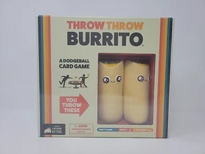 Throw Throw Burrito by Exploding Kittens Dodgeball Card Game BRAND NEW-UNOPENED - Picture 1 of 5