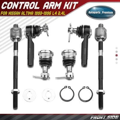 6Pcs Inner & Outer Tie Rod End w/ Ball Joint for Nissan Altima 1993-1996 L4 2.4L - Image 1 of 4