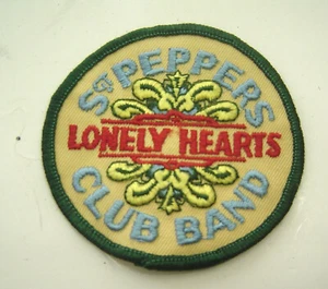 The Beatles 1960's St. Pepper Lonely Hearts Club Band Applique Sew-On Patch - Picture 1 of 2