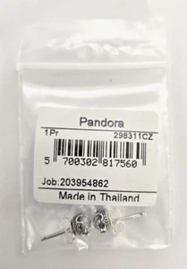 Orecchini Pandora " Corona Scintillante " Argento Sterling #298311CZ - Foto 1 di 2