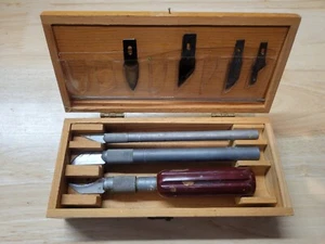 Vtg X-ACTO Boxed 3 Knife Set - Picture 1 of 3