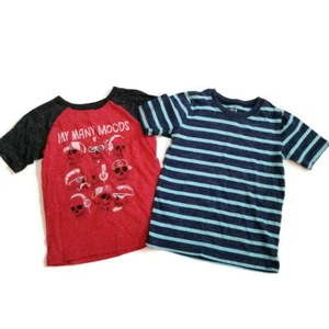 Lot of 2 Jumping Beans Boys Sz 7 Short Sleeve Casual T Shirts - Picture 1 of 5