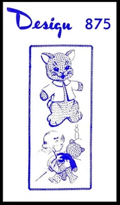 Bolso de Pijama GATO Patrón de Tela de Costura O Animal de Peluche GATITO FELINO # 875 - Imagen 1 de 4