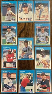 1987 Fleer GLOSSY Baseball 11-Card LOT: Don Mattingly #104 +🔥HOF & Stars🔥 - Picture 1 of 5