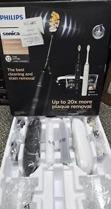 Philips - Sonicare DiamondClean HX9912 Rechargeable Sonic Toothbrush Blk/white - Picture 1 of 4