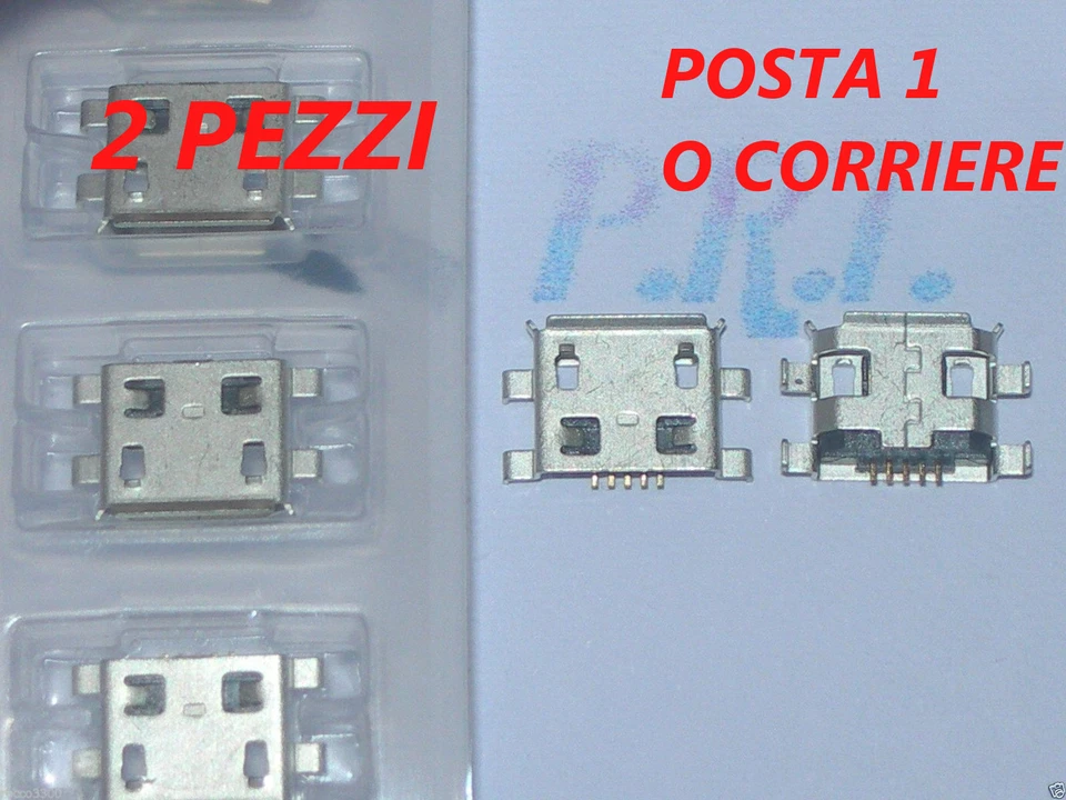 CONNETTORE RICARICA ( 2 pezzi) JACK MICRO USB PER NGM Dynamic Wide - Immagine 1 di 1