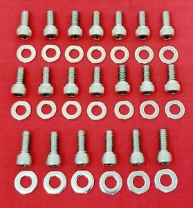 PONTIAC OIL PAN BOLTS KIT 326 350 389 400 421 428 455 GTO STAINLESS STEEL ALLEN - Picture 1 of 1
