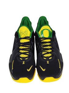 2021 Oregon DUCKS Football TEAM ISSUED Nike PG 5 NCAA SOS Shoes PE Men's 9.5 - Picture 1 of 8