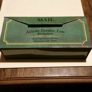Girl Scouts Metal/Tin Mail Box Ashdon Farms Design Juliette Gordon Low - Picture 1 of 10