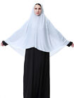 Muslim Women Prayer Hijab Long Scarf Loose Dress Islamic Large Overhead Clothes