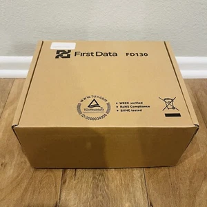 First Data FD130 Kreditkartenterminal | Neu, im Karton - Bild 1 von 3