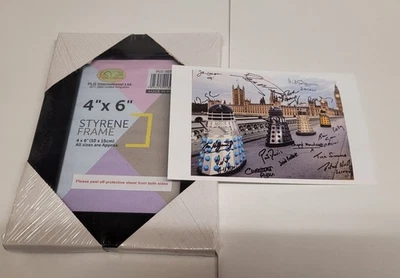 DR WHO LIMITED EDITION PHOTO A6 SIGNED FRAMED £9 GIFT XMAS BOGOF MEMORABILIA FP - Image 1 of 3
