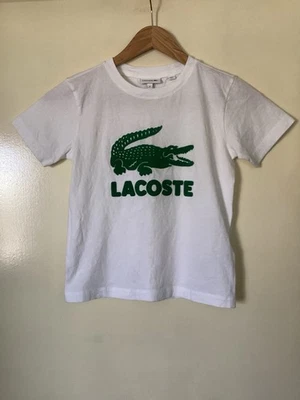 CAMISETA NIÑOS LACOSTE ALGODÓN BLANCO TALLA 8 Foto 1 de 4