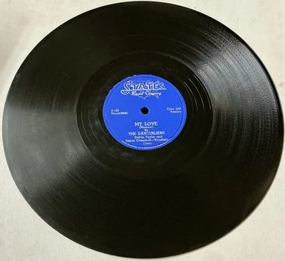 The Danderliers 1956 DOO WOP 78 My Love / She's Mine STATES 160 MINT- HEAR - Image 1 of 2