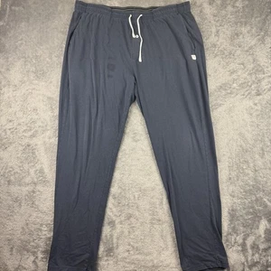 Rhone Lounge Pants Mens XL Navy Organic Pima Cotton Joggers Soft Drawstring - Picture 1 of 13