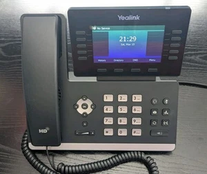 Téléphone professionnel Yealink SIP-T54W Prime. RJ45/Wi-Fi. Réinitialiser. RPS effacé. Qté T54W - Photo 1/2