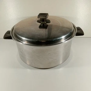 Vintage Rena Ware Stainless Steel Pot With Lid 18-8 - Picture 1 of 11