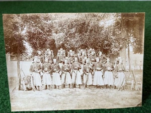 PHOTO  ZOUAVES    DÉPART AU COMBAT    WW 1   N° 8 - Picture 1 of 4