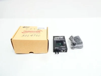Convertidor de medios Transition Networks E-100BTX-FX-06 100base-tx a 100base-fx Foto 1 de 4
