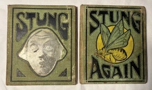 1907-1908 Antique Stung by Bert Davis Humor Jokes Laughter Rare Set Short Story - Foto 1 di 11