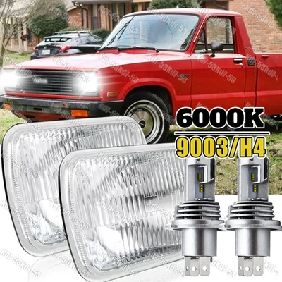 2x Faros LED Brillantes 5X7" 7x6" para camioneta Mazda B2000 B2200 B2600 RX-7 GLC Foto 1 de 4