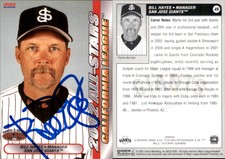 Bill Hayes Signed 2002 Choice California-Carolina League All-Stars #49 Card