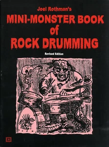 Mini-Monster Book Of Rock Drumming Joel Rothman Drum Kit  Book [Softcover] - Picture 1 of 1