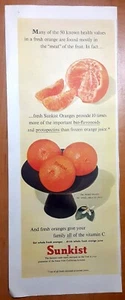 SUNKIST ORANGES AD SATURDAY EVENING POST JAN. 17, 1959 - Picture 1 of 1