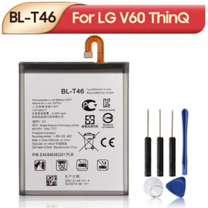 Batteria telefono di ricambio originale BL-T46 per LG V60 ThinQ 5G 5000mAh - Foto 1 di 1