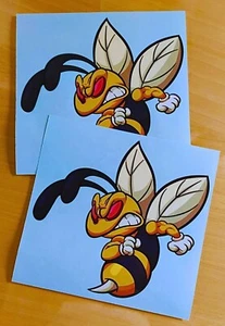 2 Vespa Arrabbiata Motorrad Helm Aufkleber - Bild 1 von 1